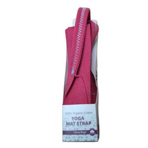 Pink Yoga Mat Carrier Strap | 100% Organic Cotton | 55 Inch